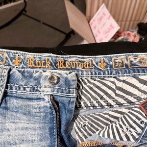 Rock Revival Light Blue Slim Men's Jeans